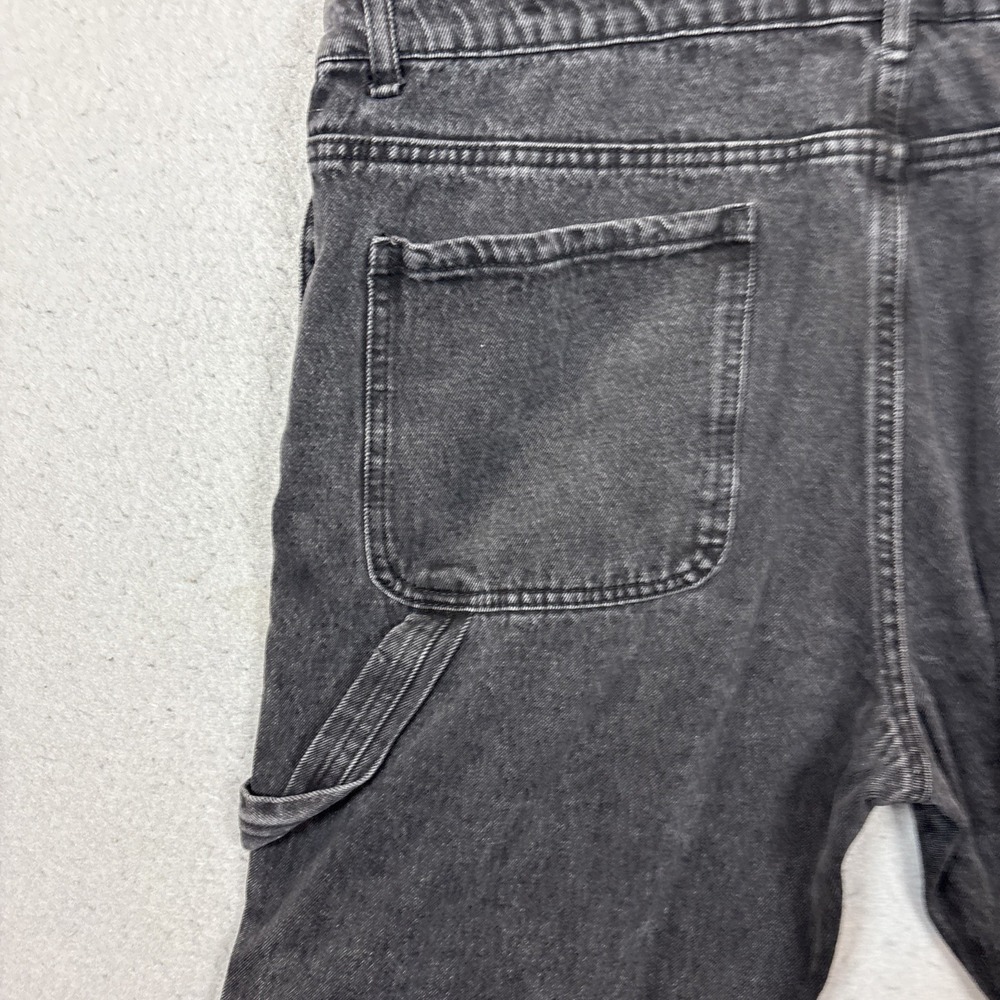 Men's Black Denim Forever 21 Overalls Large Y2K - Picture 11 of 11